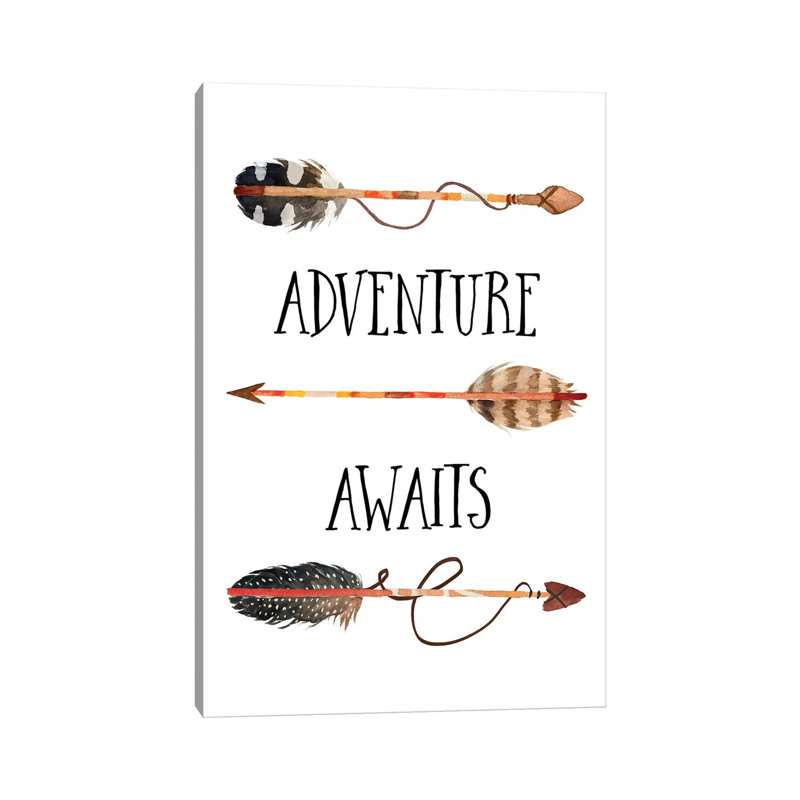 Adventure Awaits II - Print on Canvas, Wrapped Canvas, 66.04cm H x 45.72cm W x 3.81cm D