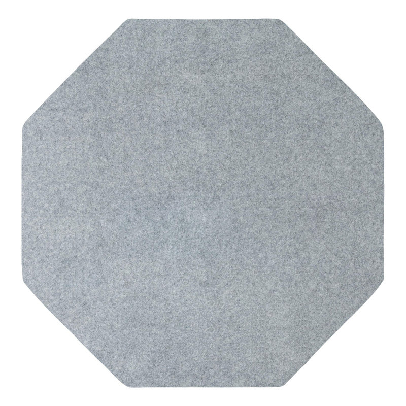 Sous-tapis Hokku Designs Timora, Octogone 6 pi 11 po