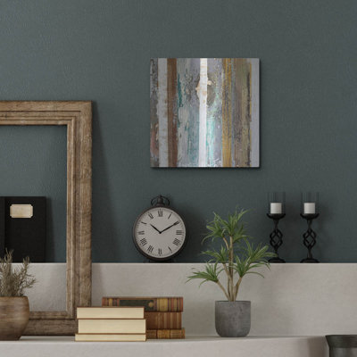 'Textured Grain 4' by Erin McGee Ferrell Metal Wall Art