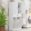 Armoire de rangement pour salle de bain avec deux paniers à linge, armoire de rangement avec portes et tiroir pour la maison-785049462