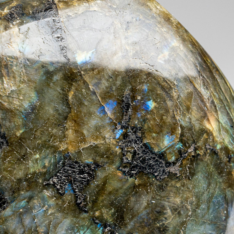 Labradorite polie de Madagascar (2,7 lb)