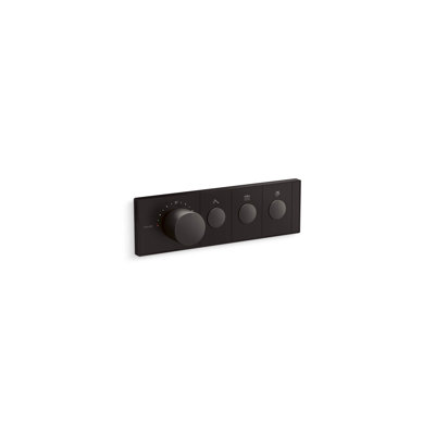 Anthem Three-Outlet Recessed Mechanical Thermostatic Valve Control