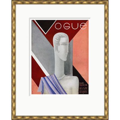 Vogue Cover, Paris Fashions, Eduardo Garcia Benito, October 13, 1928