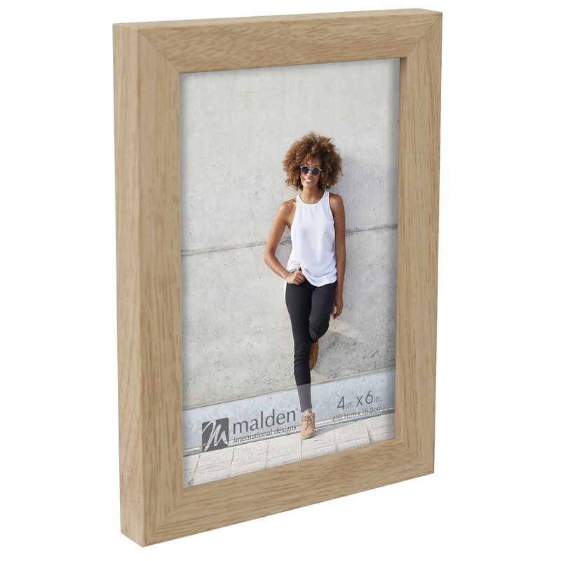Cadre photo simple en brun, 4 po x 6 po