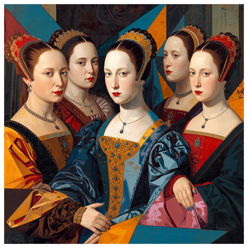 Couvertures style Renaissance, 60in W x 80in H
