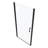 Pivot Shower Door With Smooth - 1/4" Tempered Glass Matte Black 36000 Times Open-Close