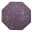 Tapis écologiques en laine nouée à la main de style tissé à la main Manns - Octogone, couleur mauve, motif uni uni, tapis épais antidérapants faits à la main pour salon, chambre à coucher-130704264-130704272