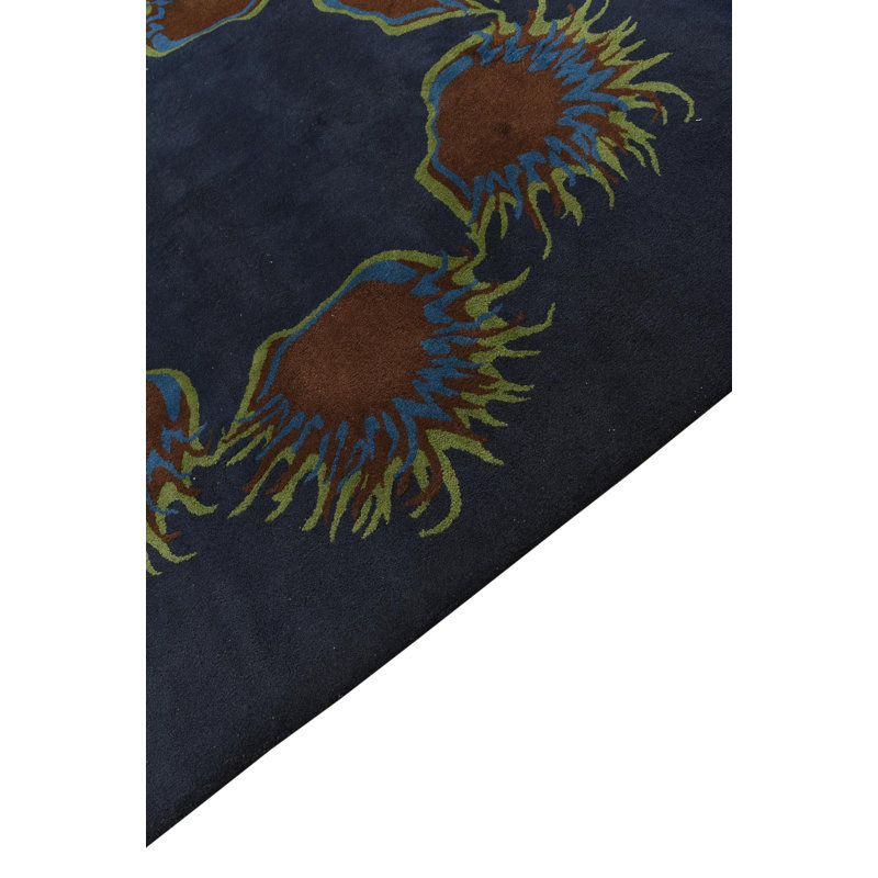 Tapis carré bleu marine 7 pi Pineland