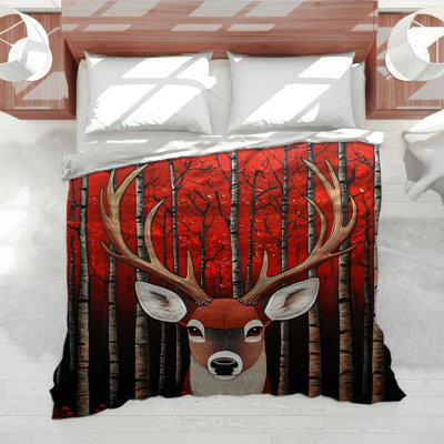 Deer Bedding Wildlife Comforter Traditional
