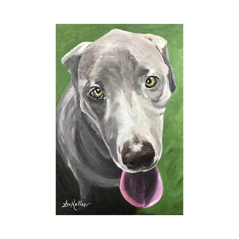 Great Dane - Wrapped Canvas Print, 20.32 cm H x 30.48 cm W