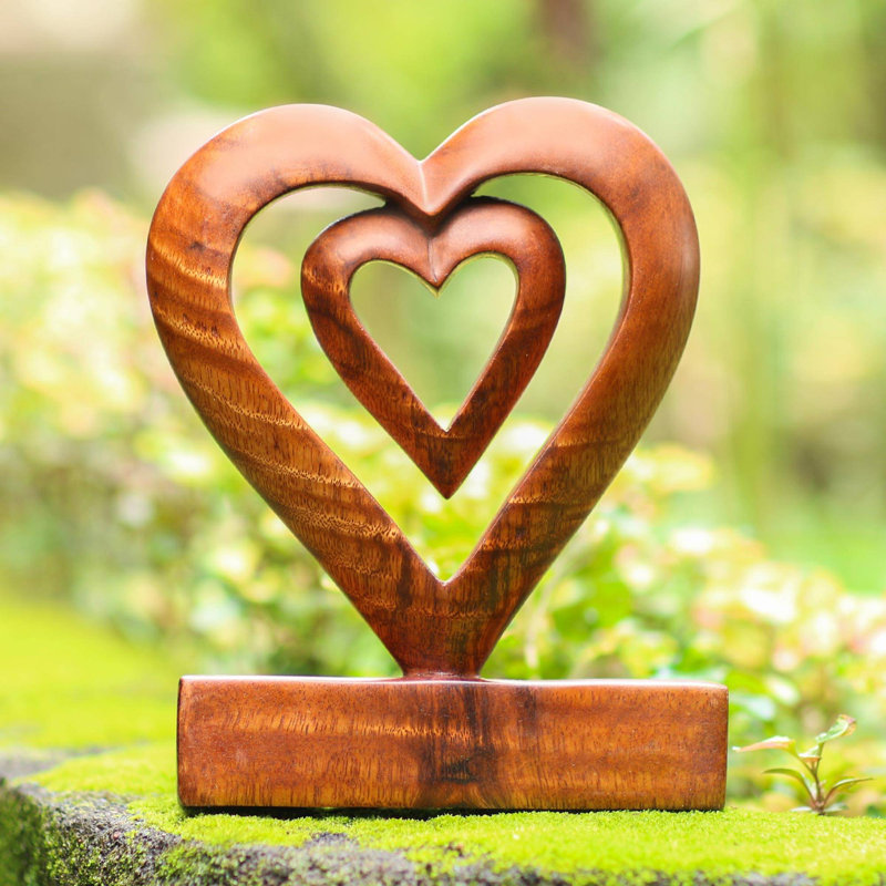 Astrology & Stars Wood Garden Statue