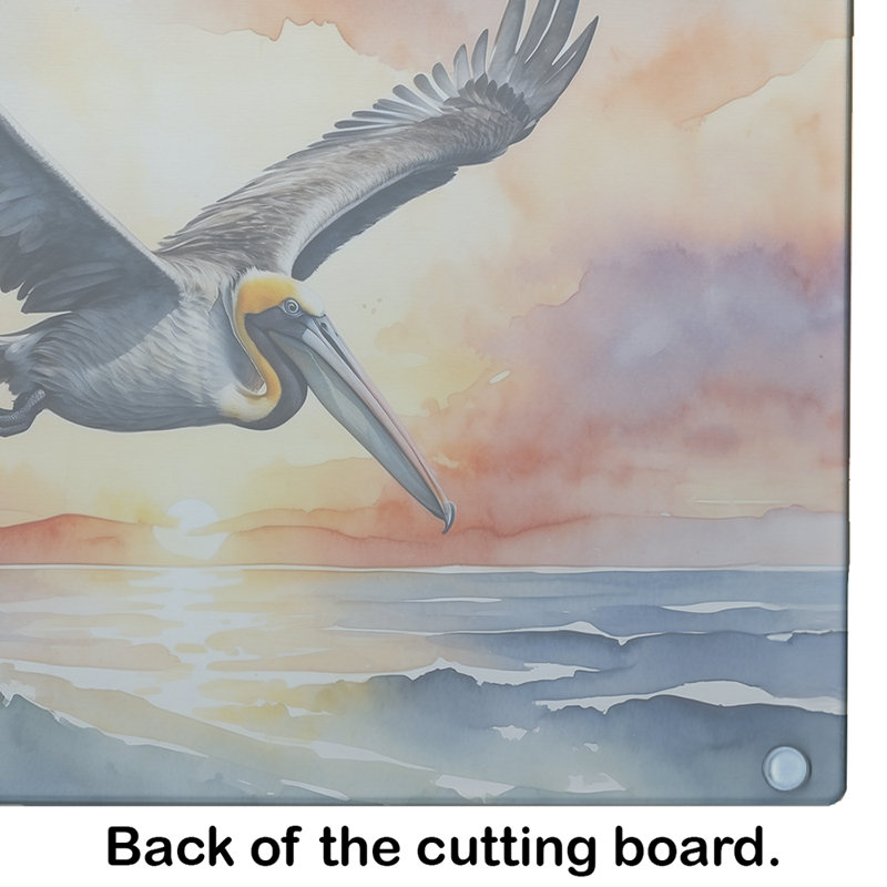 Planche à découper en verre Pelican Fyling at Sunrise