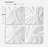 Orren Ellis Snowdrift Scultped White Wall Decor, Set Of 4