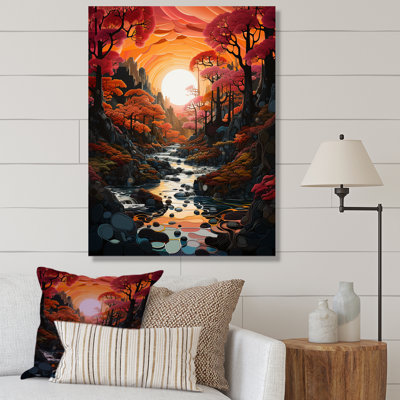 Serenity Lake Sunrise Beauty sur toile