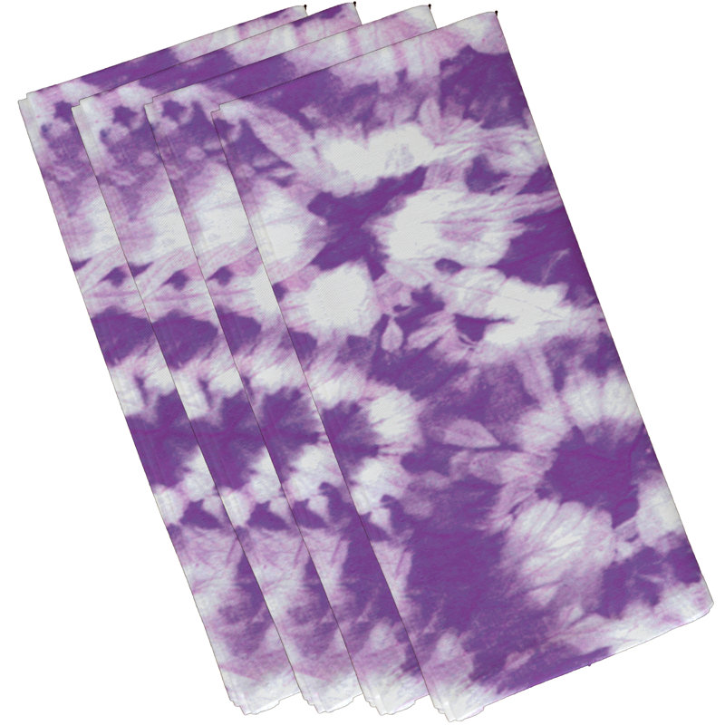 Ensemble de serviettes 4 pièces Caire, L 18 po x L 18 po, Mauve