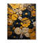 Horloge murale surdimensionnée avec poterie fleurs jaunes Boho-1613351216