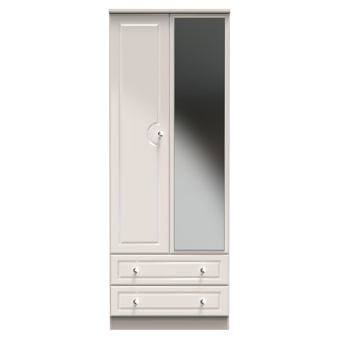 Conover Tall 2 Door 2drw Mirrored Robe in Kashmir Gloss & Kashmir