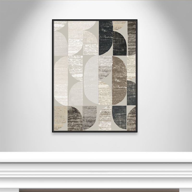 «Shape and Form I Print» par Tom Reeves, Noir, H 41,5 po x l 31,5 po