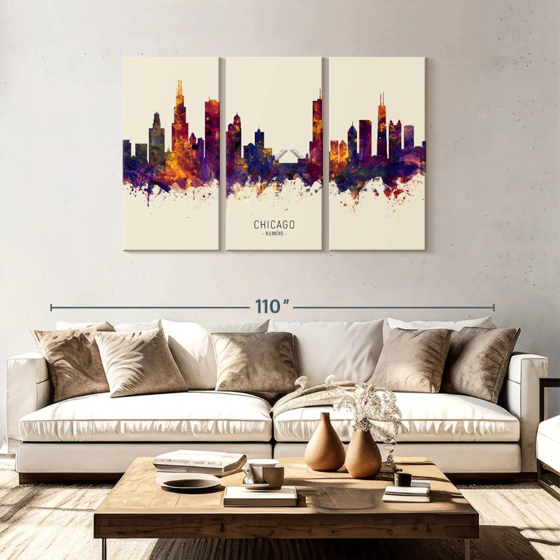 Sebbie Chicago, Illinois, horizon IV, H 48 po x l 74 po
