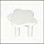 Table basse de 40 pouces en forme de nuage avec laque écologique pour les salons et les décors modernes