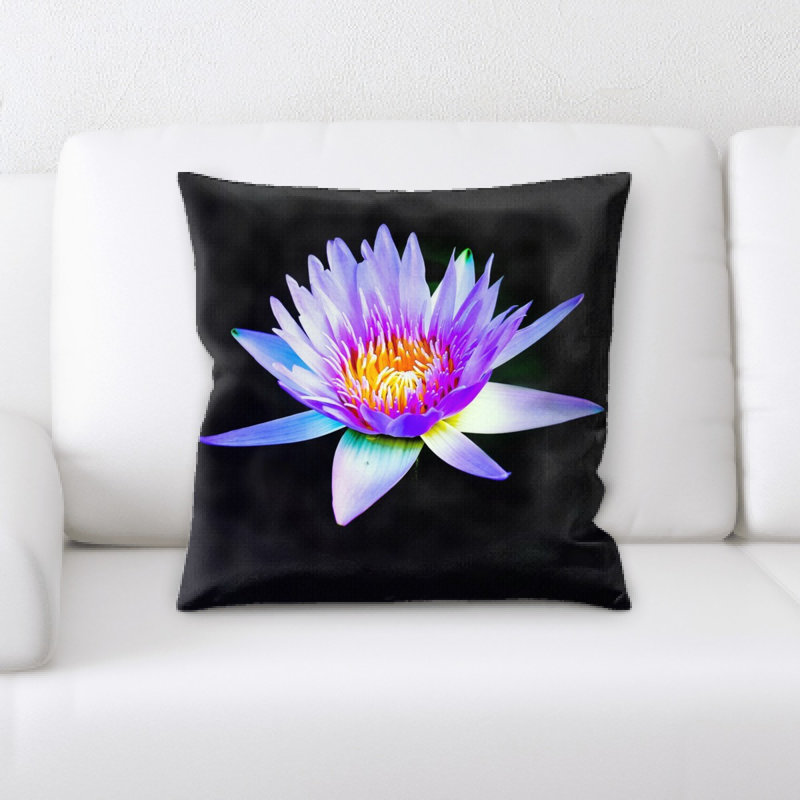 Summer Gaze I Sharp Colours Throw Pillow