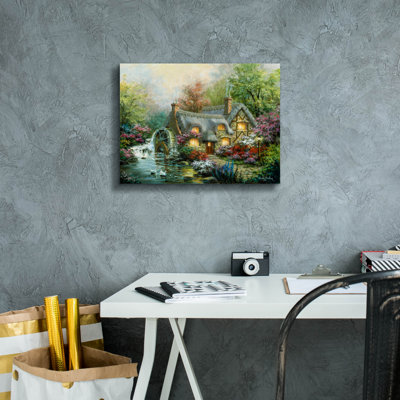  «Country Retreat» par Nicky Boehme, art mural sur toile, 16 po x 12 po