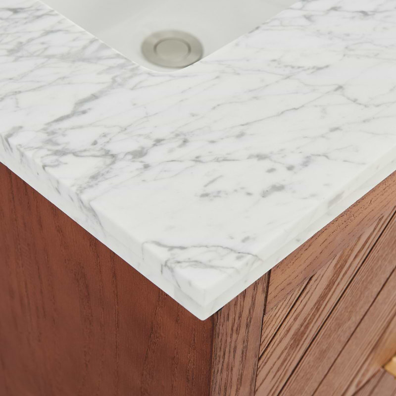 Marilyn 30" Freestanding Standard Single Bathroom Vanity with Top