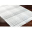 Tissu écossais tissé à la main à plat recyclé Cay P.E.T. Tapis gris / beige-1907178848