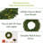 Faux Lighted Pine 24'' Wreath