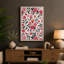 Pink Blooms Pattern Botanical - Wrapped Canvas-1200650183-1200650184