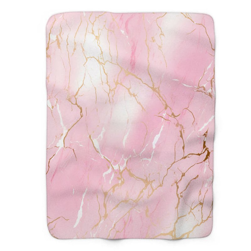 Soft Marble - 1 Piece Premium Blanket, 50" W x 60" L