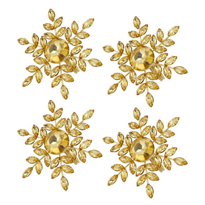 Glass Beads, Iron Napkin Holder