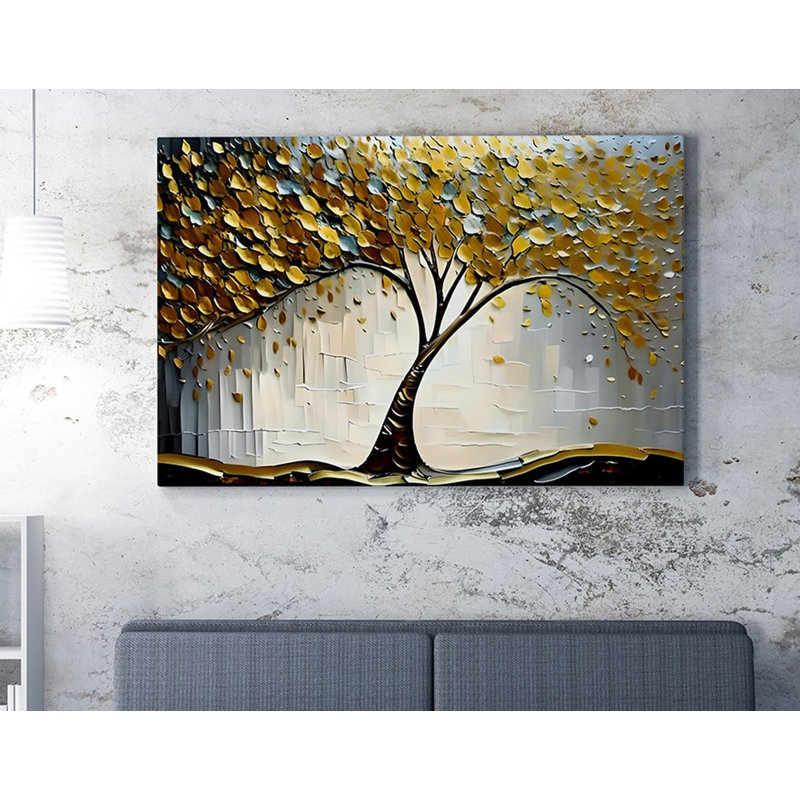 Stunning Decorative Canvas Painting, 19.7 x 27.6 inches | 50% Cotton / 50% Polyester, Digital Printing on Canvas | Elegant Wooden Frame (0.8 x 1.2 inches) | Perfect for Living Room, Bedroom & Office Decor