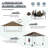 Pop Up Canopies 13 Ft. W x 13 Ft. D Steel Outdoor Straight Leg Canopy-125965874