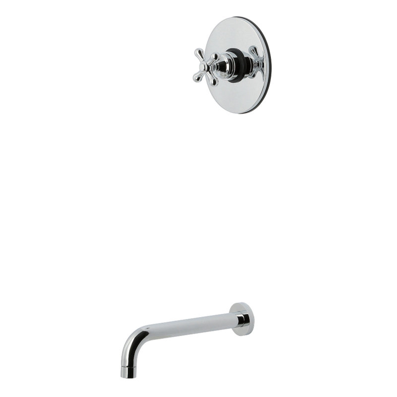Kingston Brass Restoration Single-Handle Pressure Balanced Tub Faucet, Polished Chrome