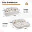 Canapé-lit pliable pour petits espaces
