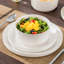12-Piecee Porcelain Dinnerware Set, Dinner Plate, Dessert Plate And Bowl Set For 4 Person, Plain White-1976025533