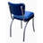 Retro Home Upholstered 'V' Back Dining Chair-18734019