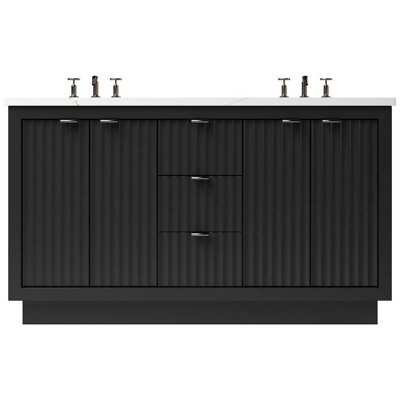Meuble-lavabo double Lecrieu