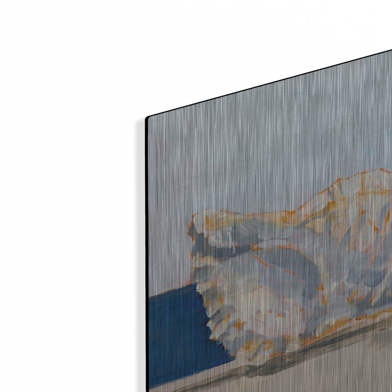  «Shell By The Shore 3» par Ethan Harper, art mural en métal, H 12 po x l 12 po