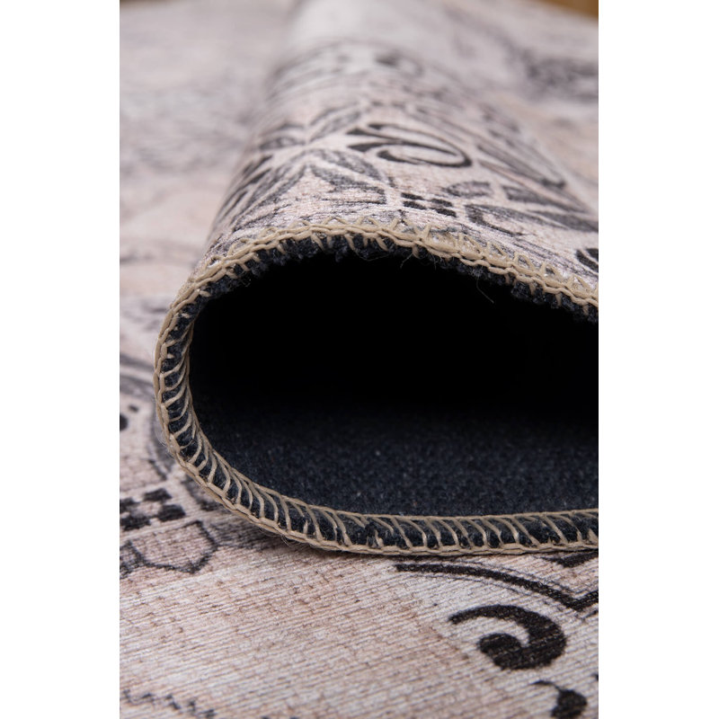 Luxurious Grey Area Carpet, 5.0 x 7.5 Feet | 100% Polyester, 1850 g/m² | Soft Pile Height: 0.2 Inches | Eco-Friendly Recycled Poly Cotton Underside | Machine Carpet, Perfect for Living Room & Bedroom Decor