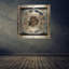 THE GEARS CLOCK Wall Clock with Real Moving Gears LU-LI_ 32 in Square BRONZE-ANTIQUE