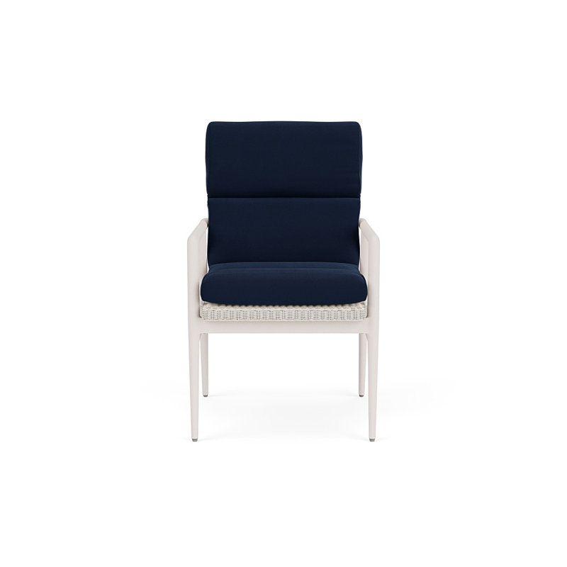 Cascade Outdoor Dining Armchair, Decorline Navy, Antique White