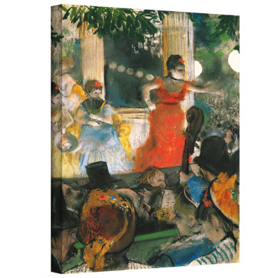 " Café Concert At Les Ambassadeurs " by Edgar Degas