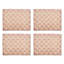 Black Sinamay Placemats, Set Of 4-1222742711