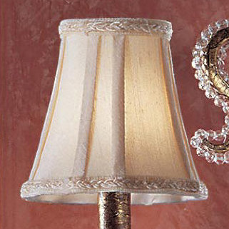 Abat-jour cloche en tissu 6 po