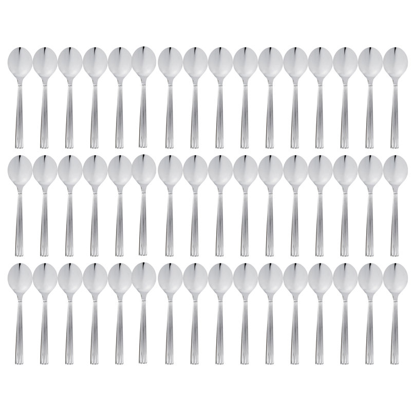Cuillère Sole Gourmet - 48 pièces - Acier inoxydable