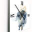 Horloge murale paysage minimaliste de montagnes avec lune-1576671182