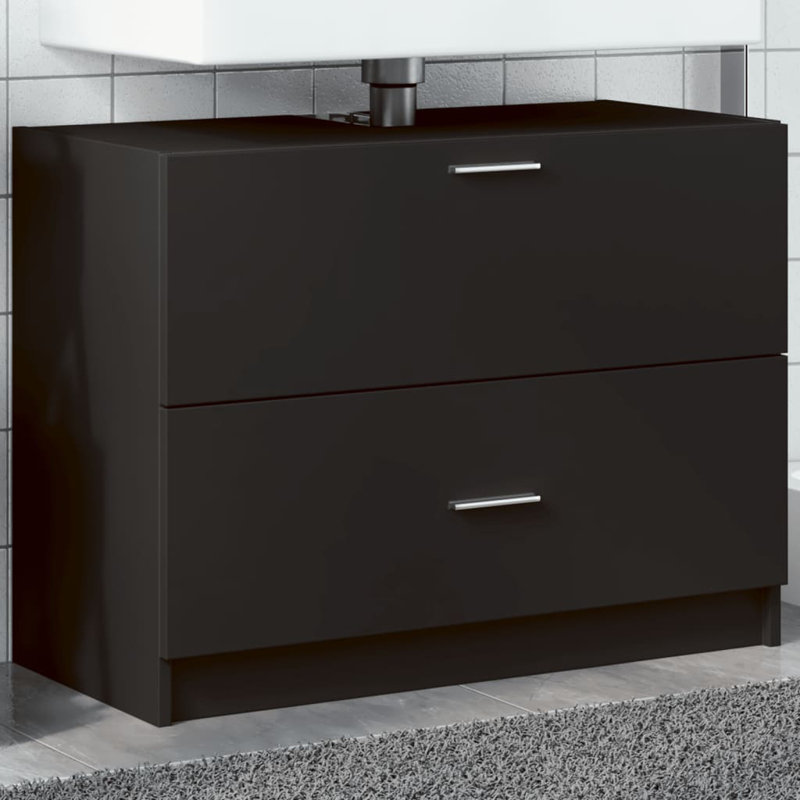 Brynly Under Sink Cabinet, Black