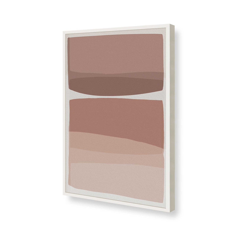 «Modern Blush» par Garima Dhawan, reproduction d'art sur toile, H 16 po x l 12 po, Blanc